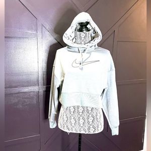 NWOT Cropped Vintage Nike Just Do it Hood Sweatshirt, XS oversized